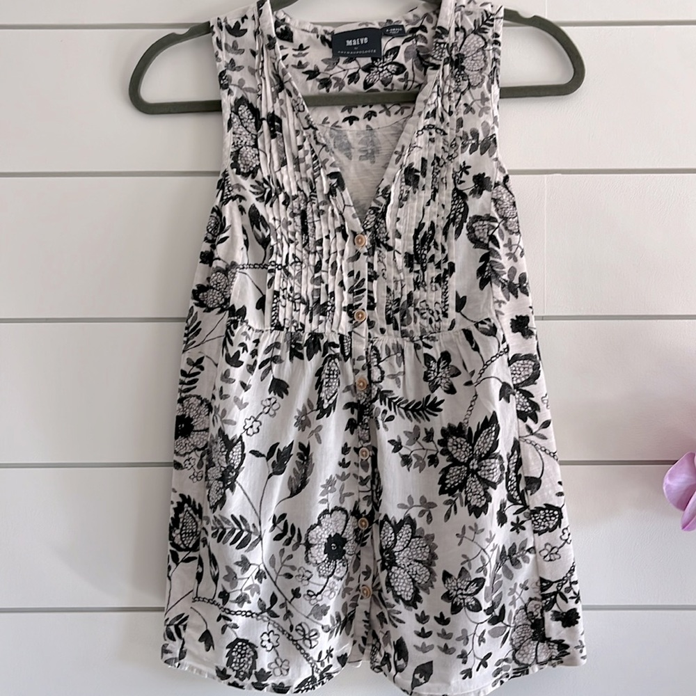 Anthropologie Maeve Floral Top